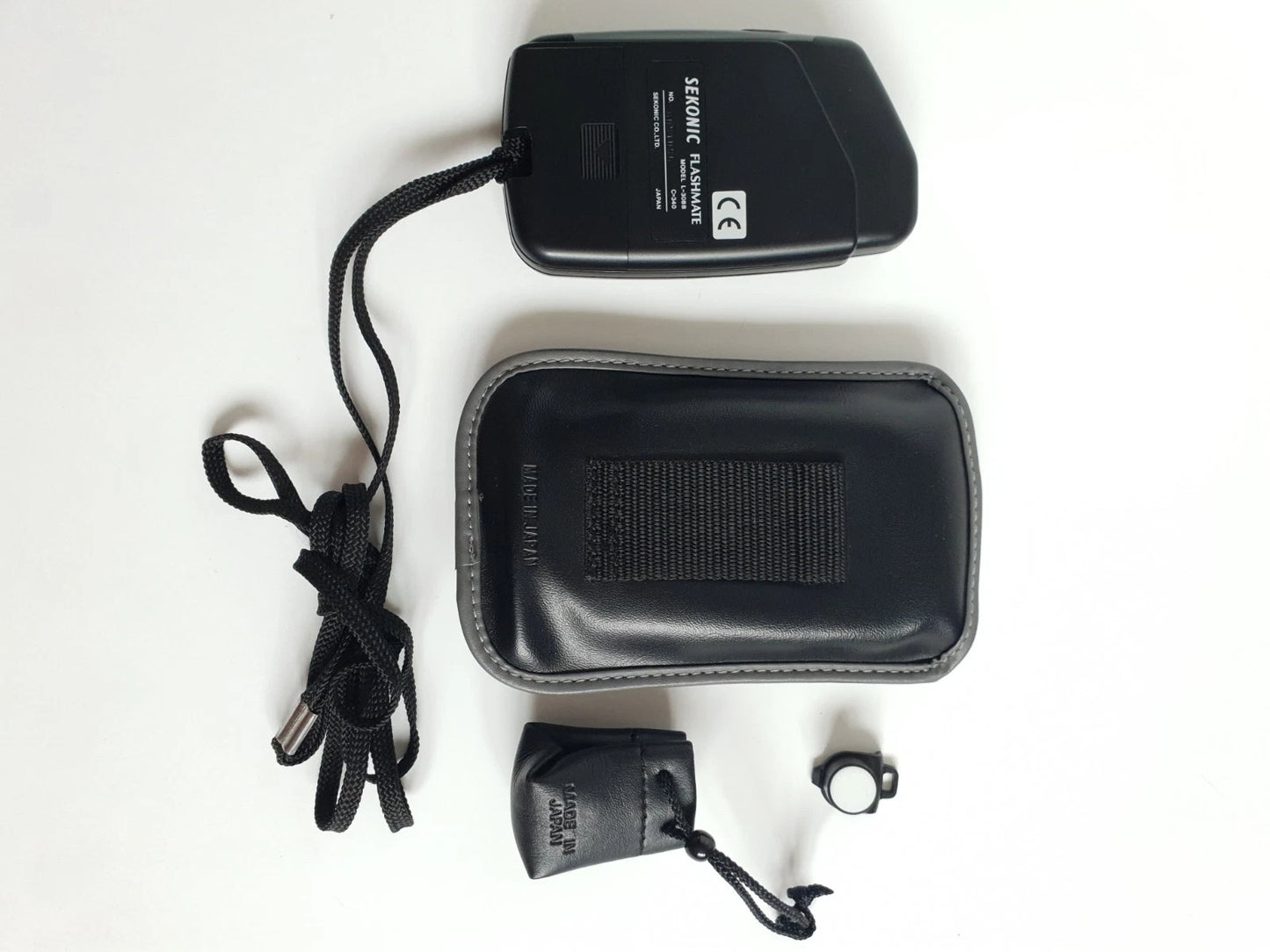 Sekonic Flashmate L308B Light Meter with Case and Lumidisc, Preloved, Tested VGC