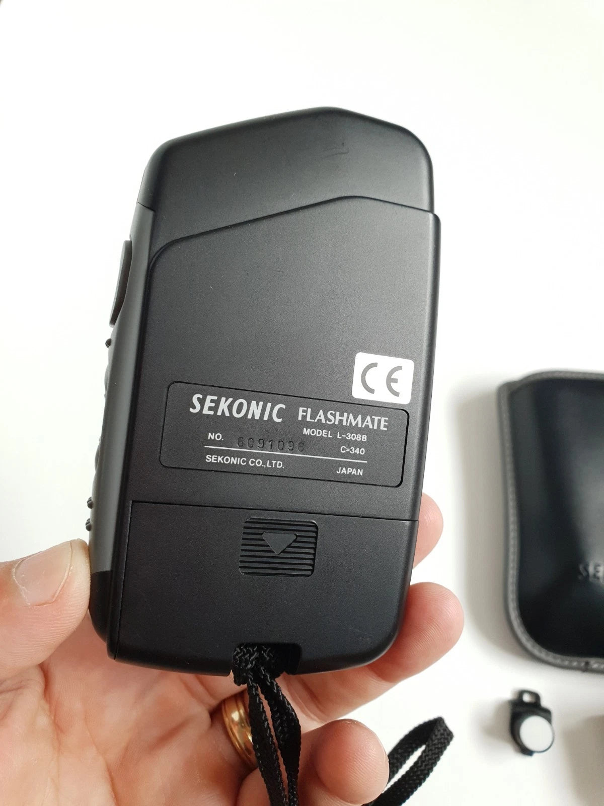 Sekonic Flashmate L308B Light Meter with Case and Lumidisc,  Preloved, Tested VGC