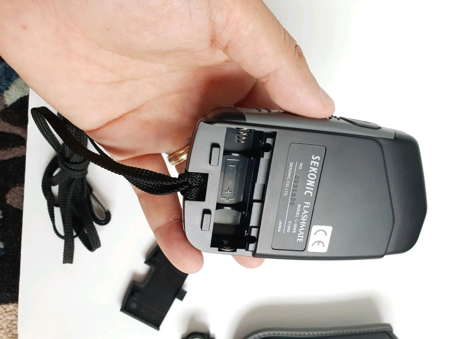 Sekonic Flashmate L308B Light Meter with Case and Lumidisc,  Preloved, Tested VGC