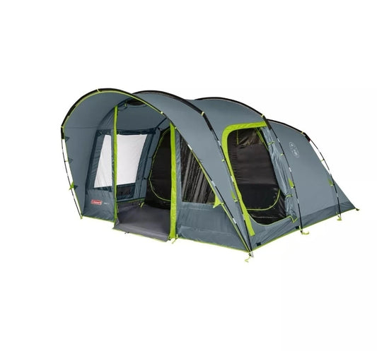 Coleman Vail 6 Person Family Tent - Grey, 4000+ Waterproof with Carry Case [Opened but unused]